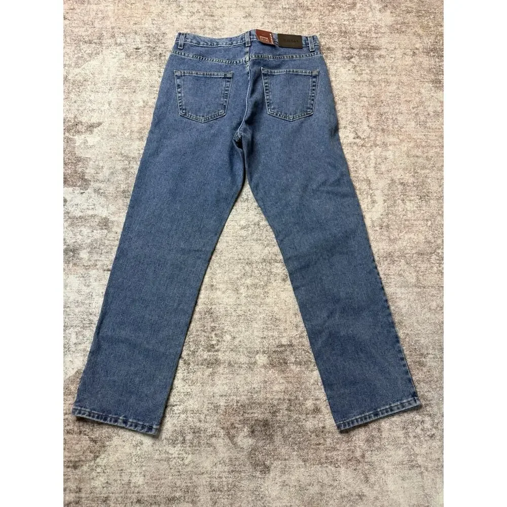 Vintage 90s Nevada Jeans Co 34x30 Straight Leg Medium Wash Retro Streetwear